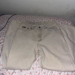 Tan denim Riders jeans size 14 petite